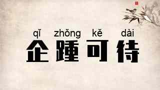 企踵可待