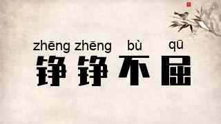 铮铮不屈