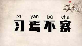 习焉不察