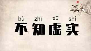 不知虚实
