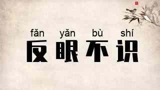 反眼不识