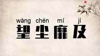 望尘靡及