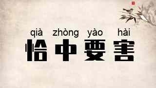 恰中要害
