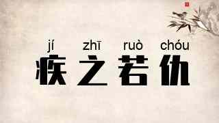 疾之若仇