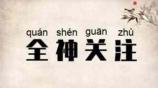 全神关注