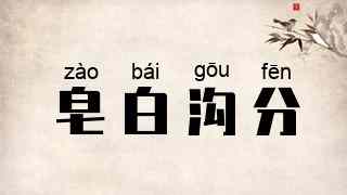 皂白沟分