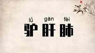 驴肝肺