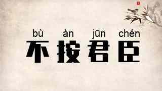 不按君臣