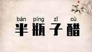 半瓶子醋