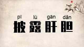 披露肝胆