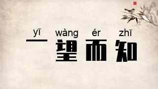 一望而知