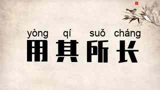 用其所长