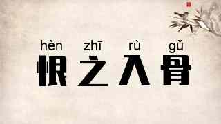 恨之入骨