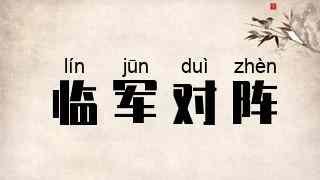 临军对阵