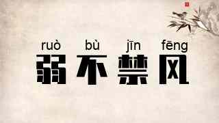 弱不禁风