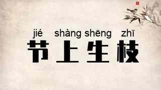 节上生枝