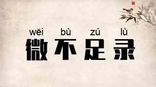 微不足录