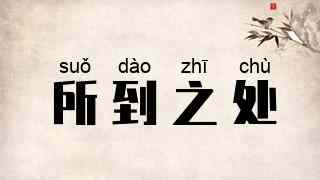 所到之处