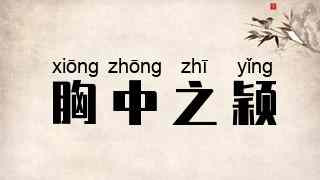 胸中之颖