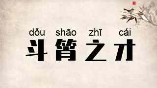 斗筲之才