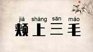 颊上三毛