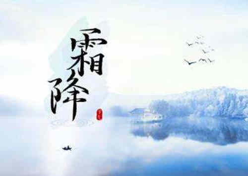 有哪些适合霜降发的文案