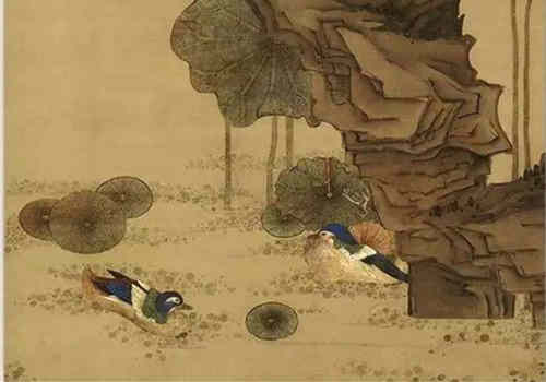 《荷花鸳鸯图》画了什么