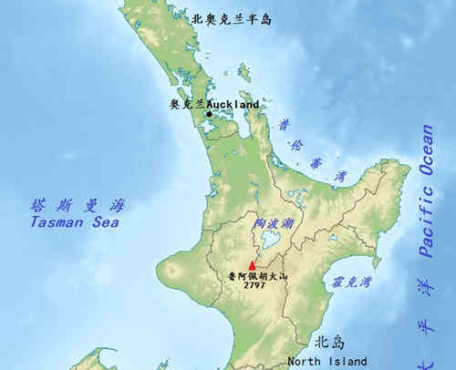 新西兰北岛在哪