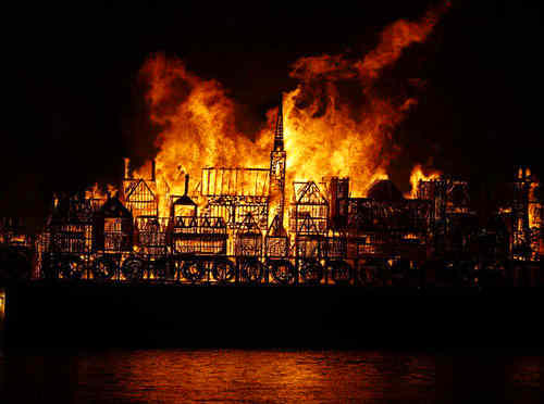 1666年9月2日：伦敦大火