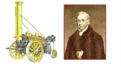 史蒂芬孙发明蒸汽机车的故事