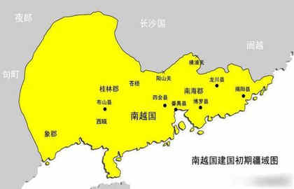 汉武帝兵分五路攻灭南越