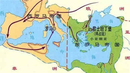 罗马帝国为什么会分为东西帝国
