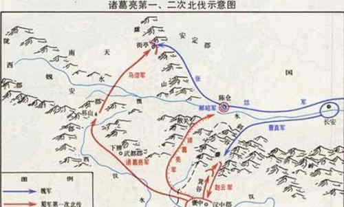 诸葛亮第二次北伐经过