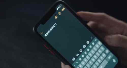 《扫黑风暴》李丽涓手机上打了什么字