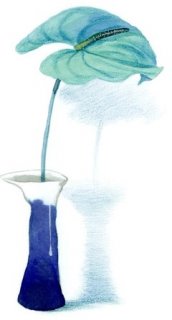 清新手绘水彩画 PPT背景图片 PPT课件背景图片