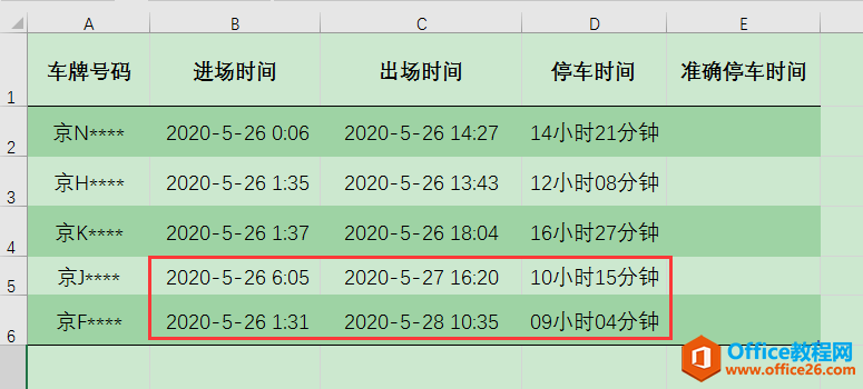 Excel办公技巧：运用中括号［］使超过24小时的时间格式正确显示