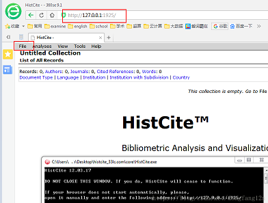 如何使用HistCite进行文献引用分析