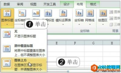 如何在excel2010中自定义图表各组成元素的显示布局方式