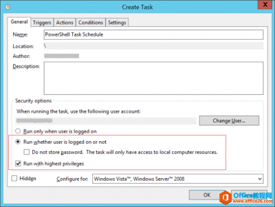 SharePoint 如何配置PowerShell任务计划
