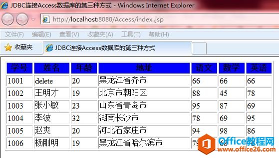 JDBC连接Access数据库的几种方式详解