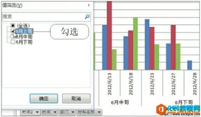 excel2010如何在数据透视图中筛选数据