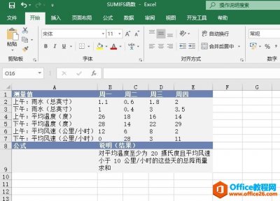 Excel 如何利用SUMIFS函数 实现按条件求和