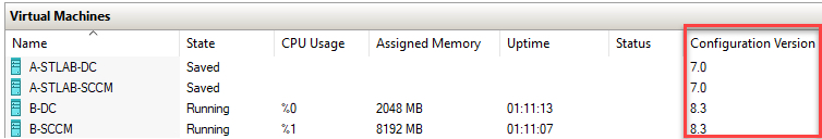 什么是 Hyper-V 虚拟机配置版本