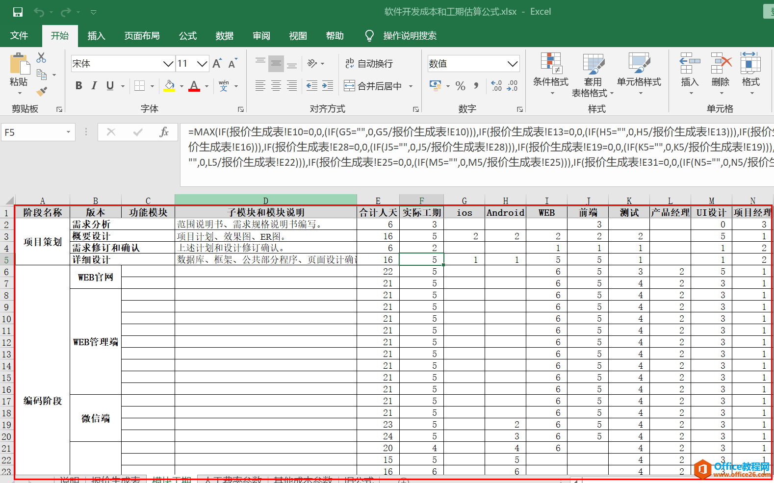 项目管理软件Project从入门到精通 | 工期估算与设置