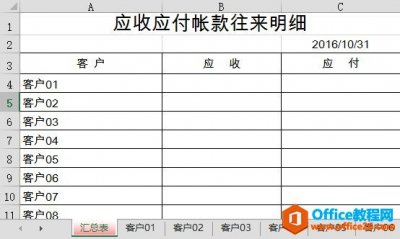 Excel多表数据快速汇总实现教程