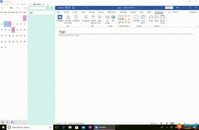 如何在 WordNote 里使用日历导航来快速打开笔记