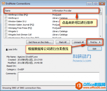 EndNote 的连接文件 Conection Files使用概述