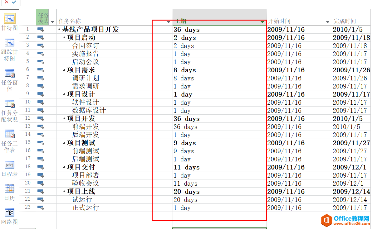 入门到精通！项目管理软件Project系列教程一任务清单初始化技巧