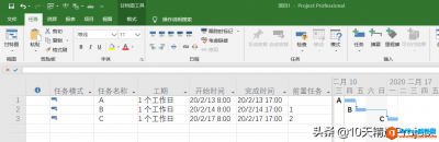 如何直观看到Project每一步操作对整个计划的影响